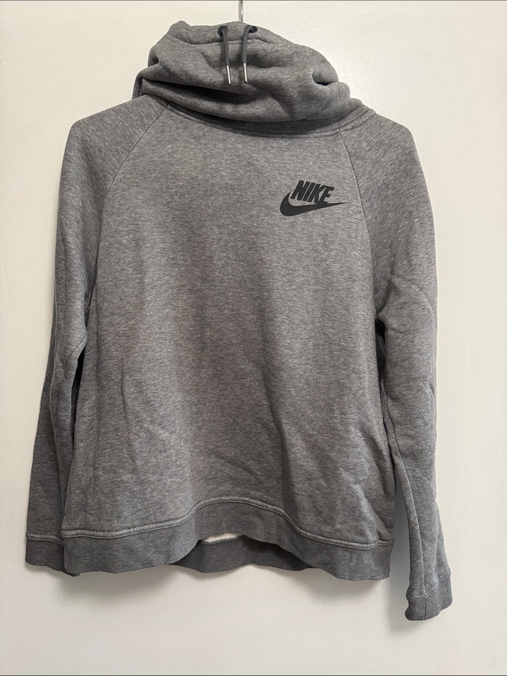 Nike Gray Hooded Pullover Sweatshirt